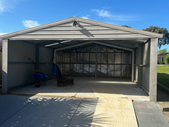 Before: shed interior