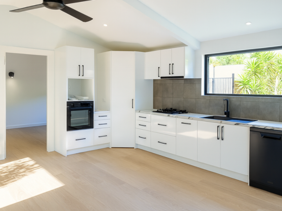 After: converted liveable studio