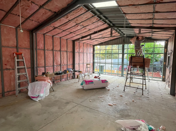 Before: shed exterior or interior